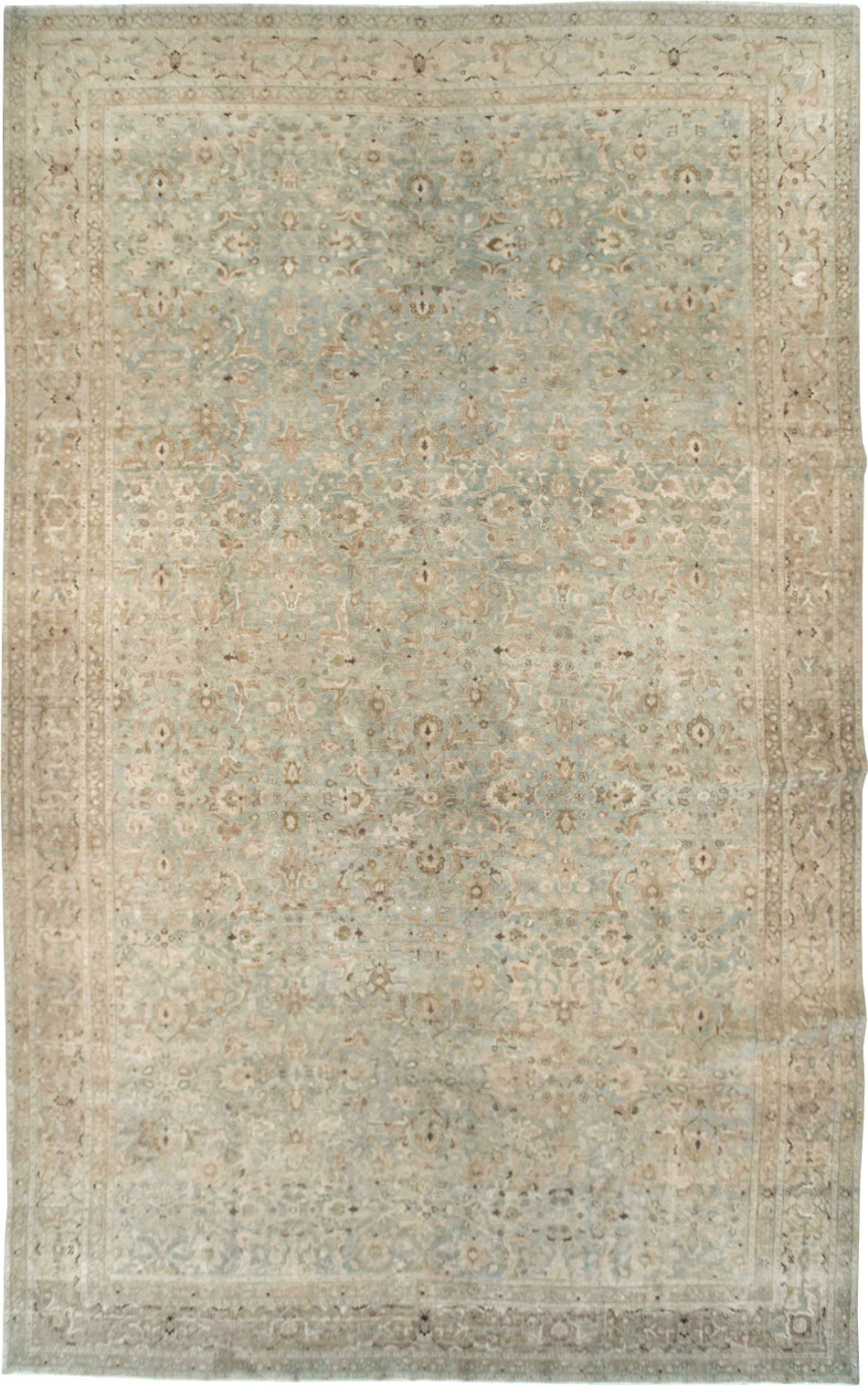 Antique Persian Tabriz Oversize Carpet, No.28702 - Gsblank