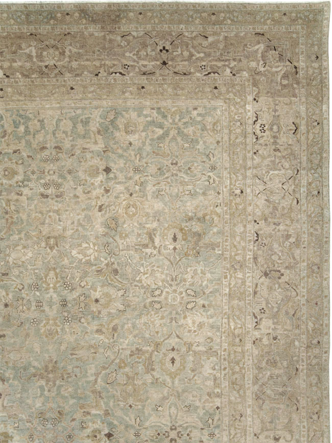 Antique Persian Tabriz Oversize Carpet, No.28702 - Gsblank