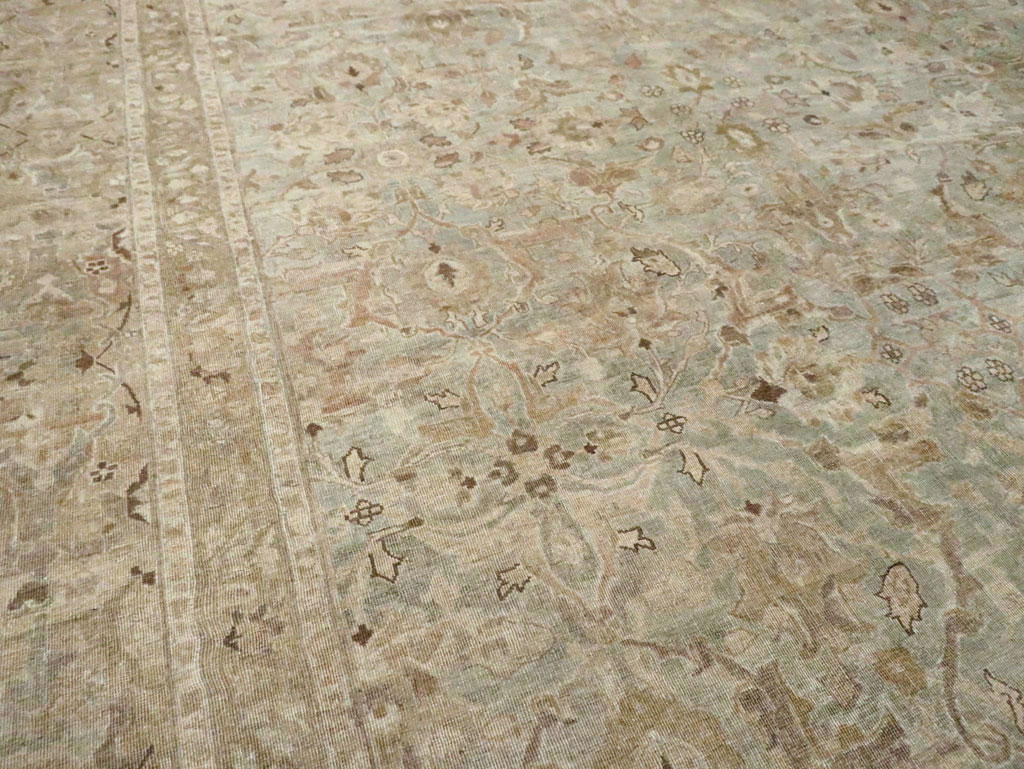 Antique Persian Tabriz Oversize Carpet, No.28702 - Gsblank