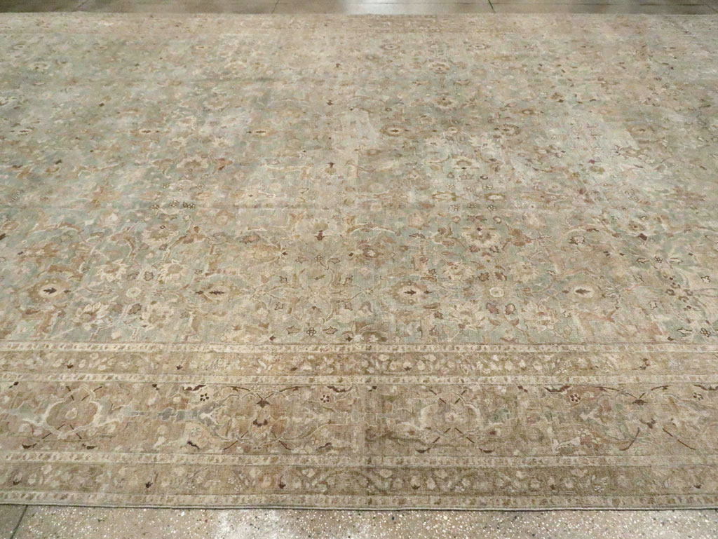 Antique Persian Tabriz Oversize Carpet, No.28702 - Gsblank