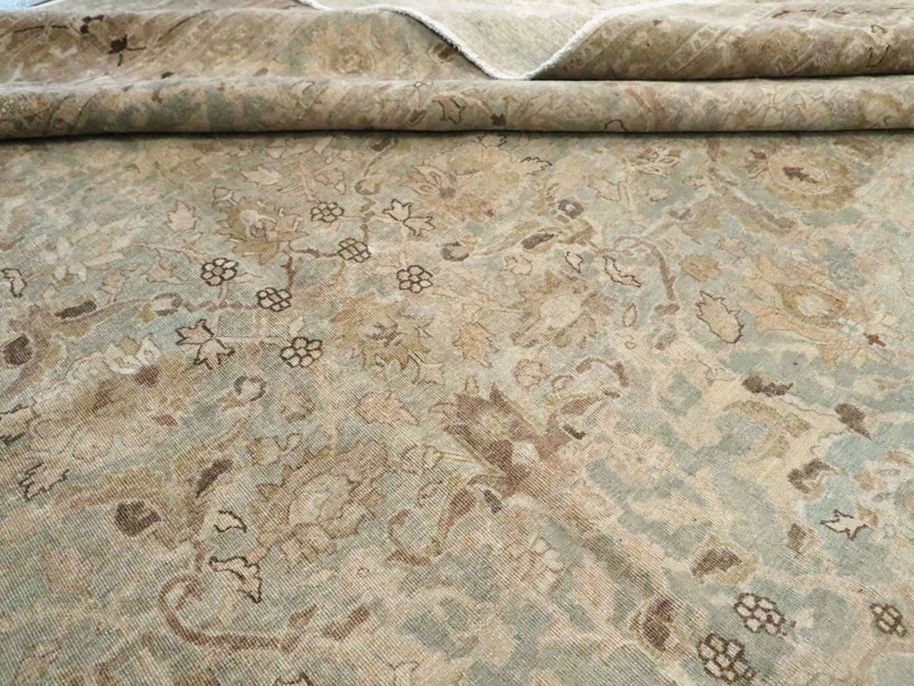 Antique Persian Tabriz Oversize Carpet, No.28702 - Gsblank