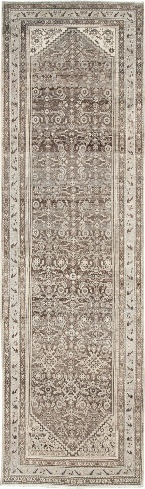 Vintage Persian Malayer Runner, No.28703 - Gsblank