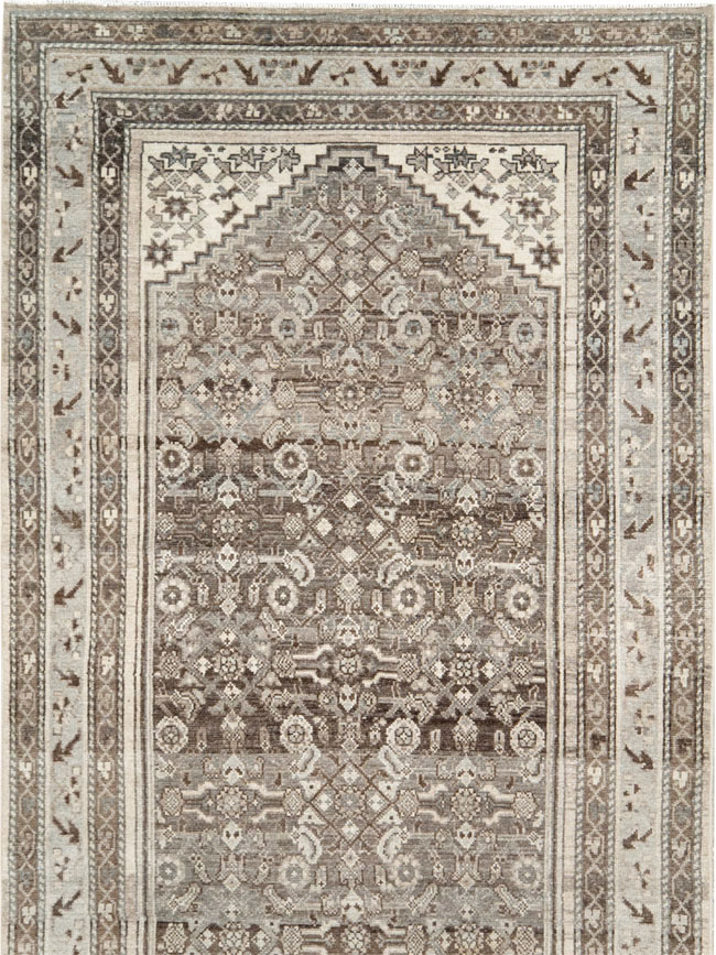 Vintage Persian Malayer Runner, No.28703 - Gsblank
