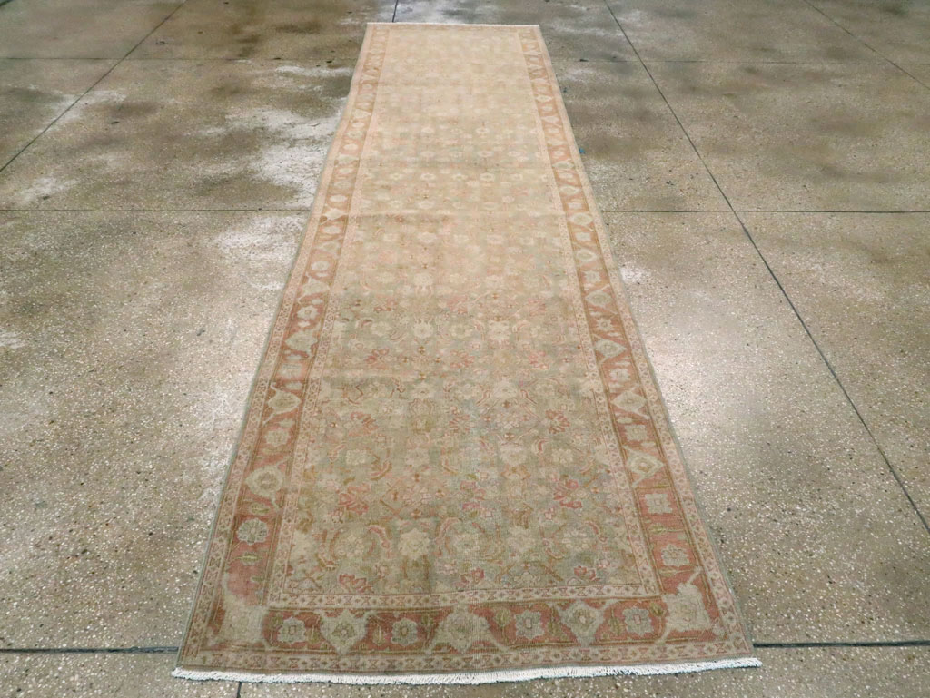 Vintage Persian Tabriz Runner (Pair: 1 of 2), No.28704 - Gsblank