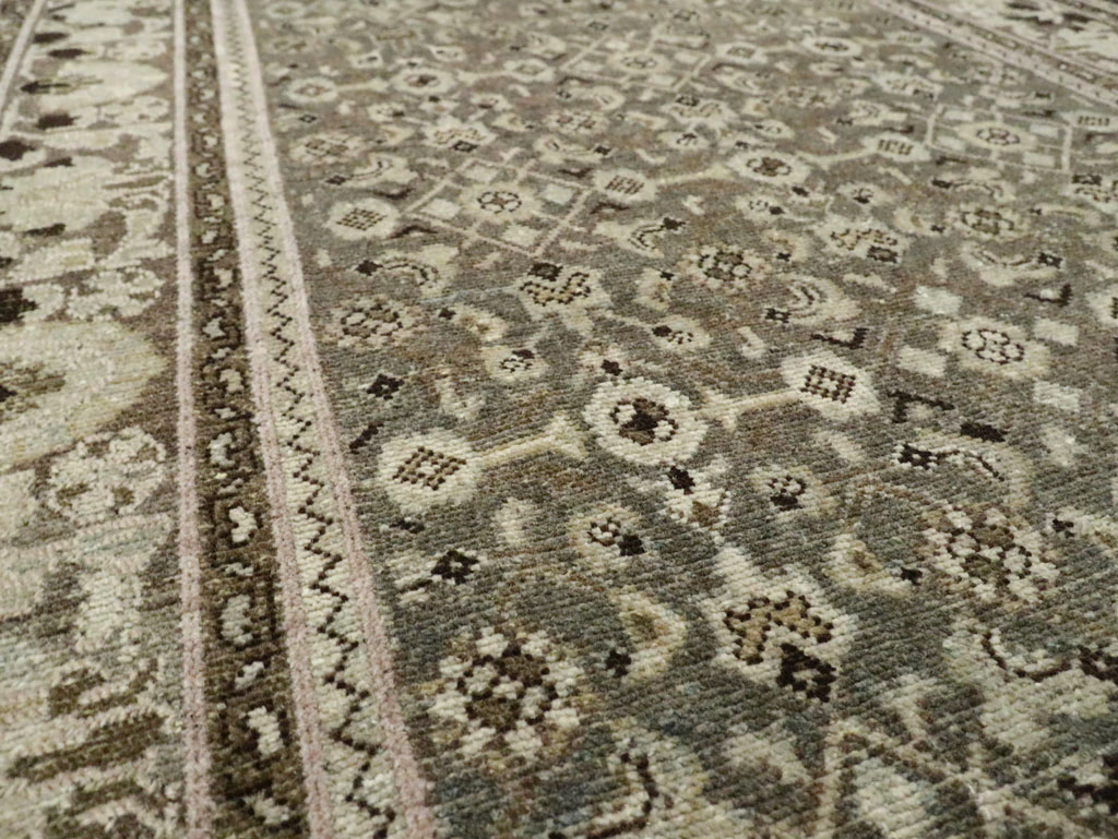 Vintage Persian Malayer Wide Gallery Runner, No.28705 - Gsblank