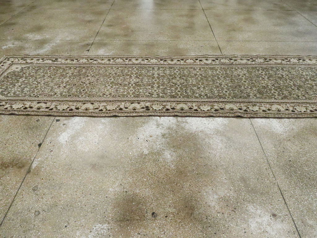 Vintage Persian Malayer Wide Gallery Runner, No.28705 - Gsblank