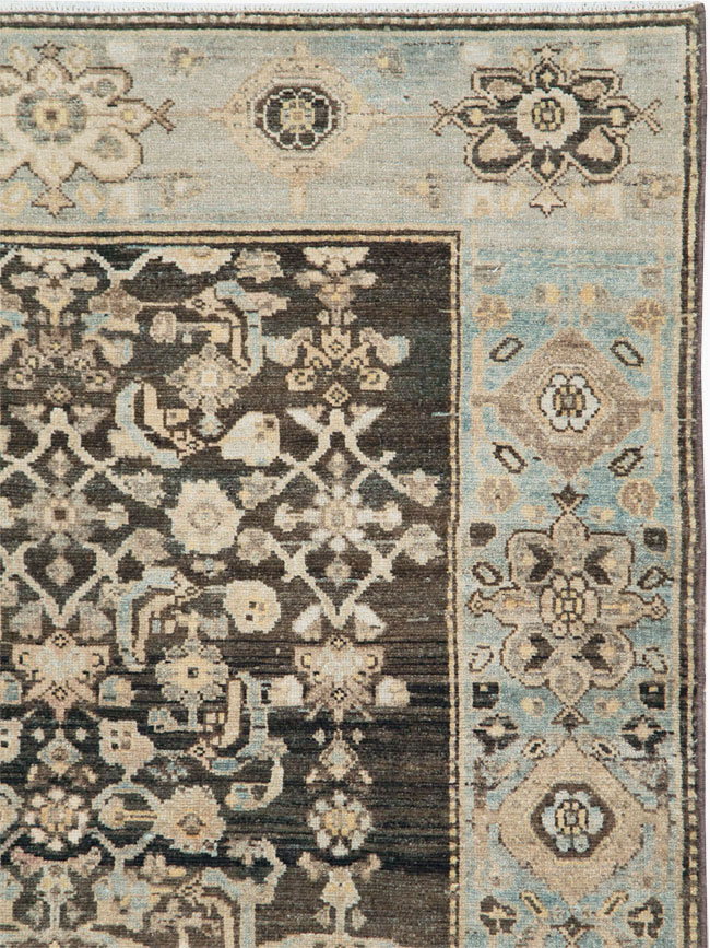 Vintage Persian Malayer Gallery Rug (Pair: 2 of 2), No.28707 - Gsblank
