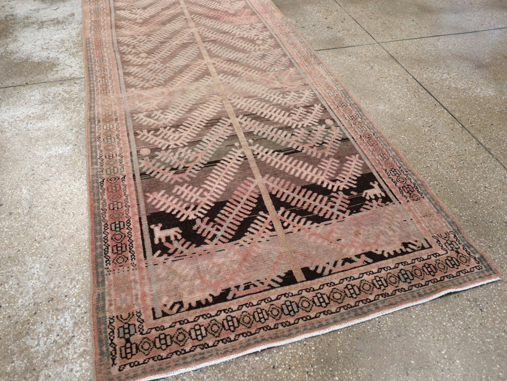 Vintage Persian Malayer Runner, No.28708 - Gsblank