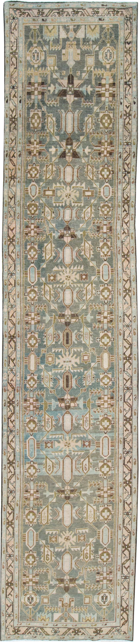 Vintage Persian Malayer Long Runner, No.28713 - Gsblank
