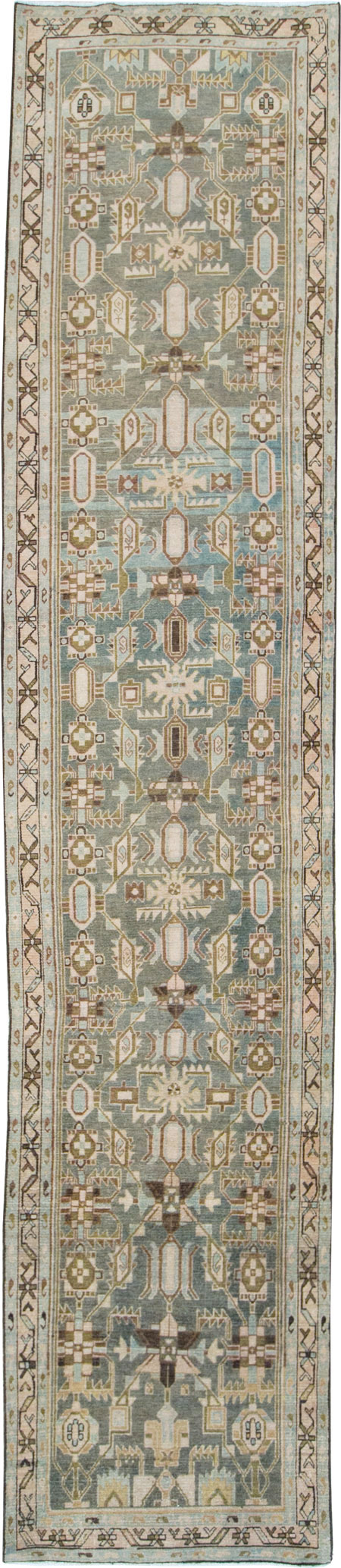 Vintage Persian Malayer Long Runner, No.28713 - Gsblank