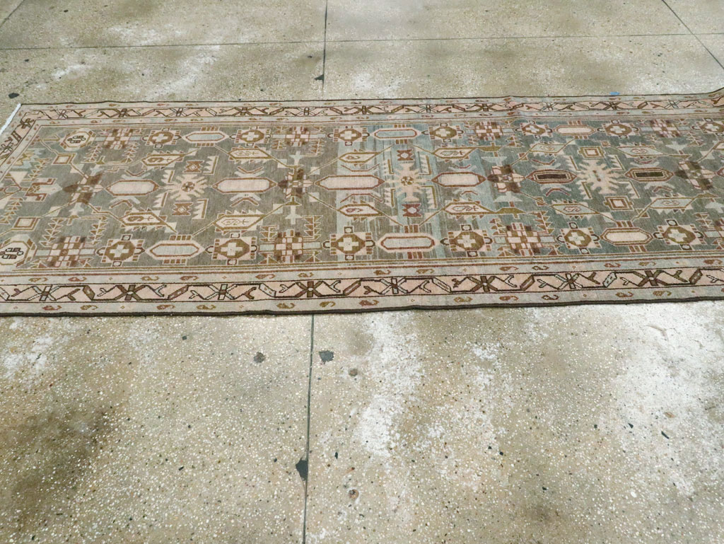 Vintage Persian Malayer Long Runner, No.28713 - Gsblank