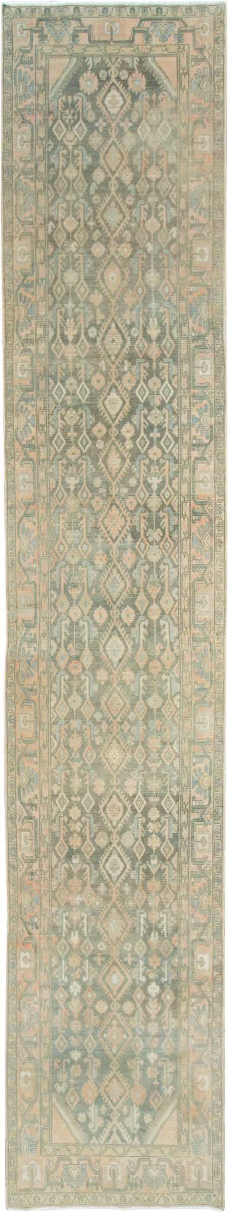 Vintage Persian Malayer Long Runner, No.28716 - Gsblank