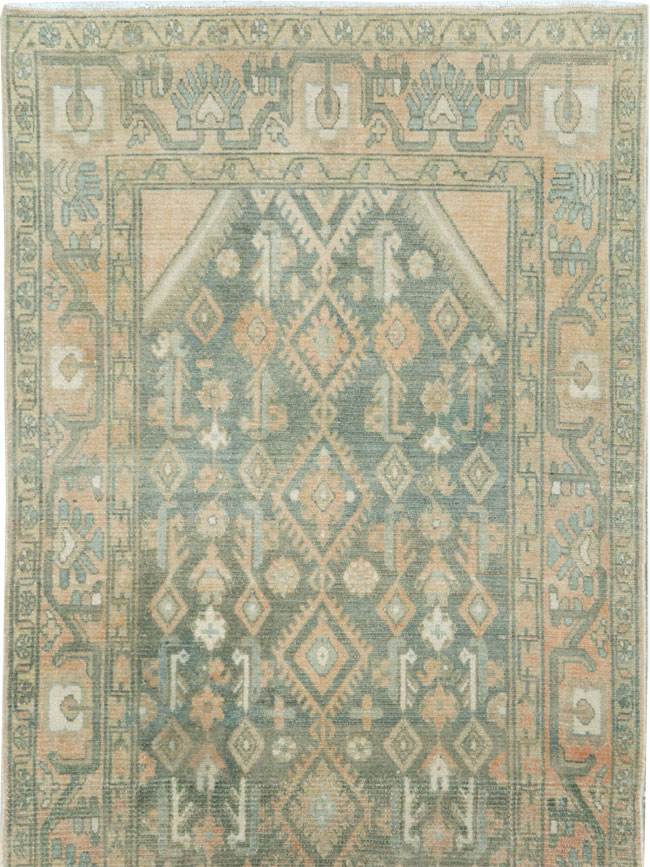 Vintage Persian Malayer Long Runner, No.28716 - Gsblank