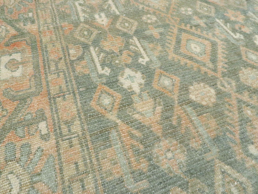 Vintage Persian Malayer Long Runner, No.28716 - Gsblank