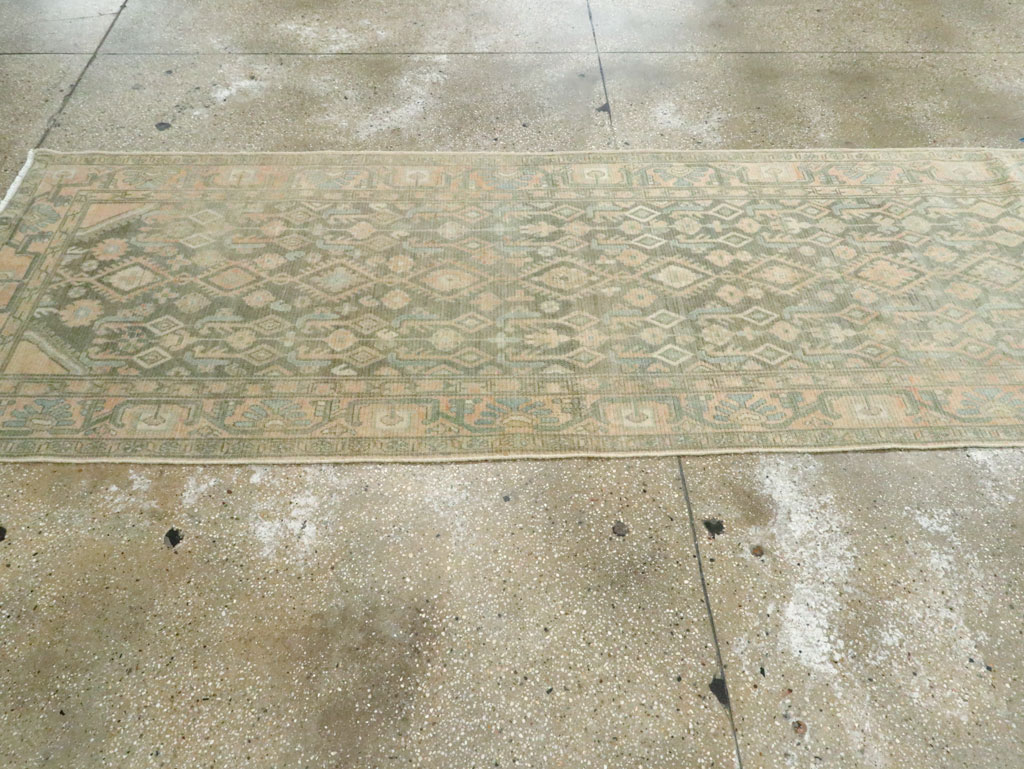 Vintage Persian Malayer Long Runner, No.28716 - Gsblank