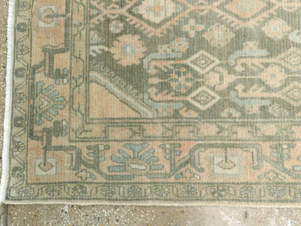 Vintage Persian Malayer Long Runner, No.28716 - Gsblank