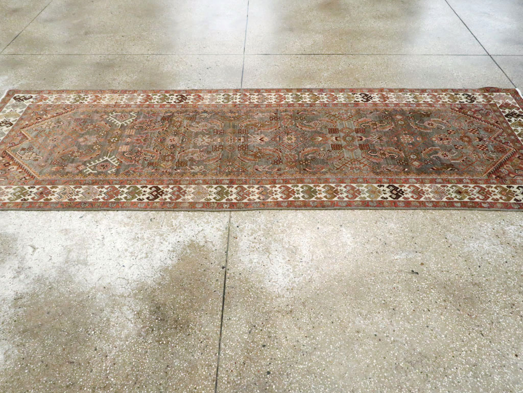 Antique Persian Malayer Runner, No.28718 - Gsblank
