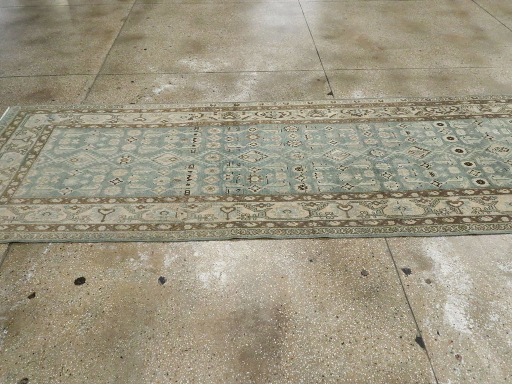 Vintage Persian Malayer Wide Gallery Runner, No.28726 - Gsblank