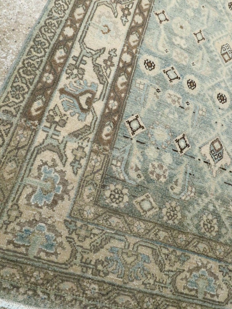 Vintage Persian Malayer Wide Gallery Runner, No.28726 - Gsblank