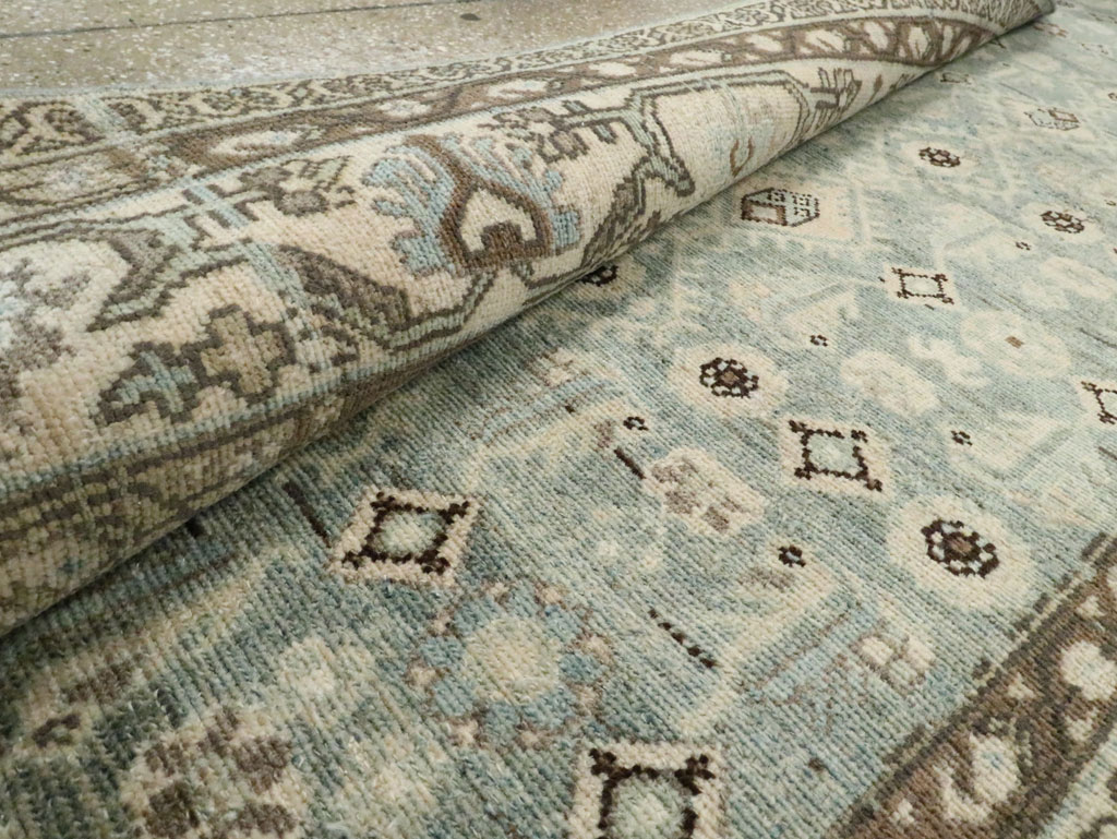 Vintage Persian Malayer Wide Gallery Runner, No.28726 - Gsblank