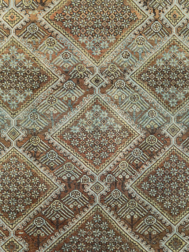 Antique Persian Afshar Small Room Size Carpet, No.28730 - Gsblank