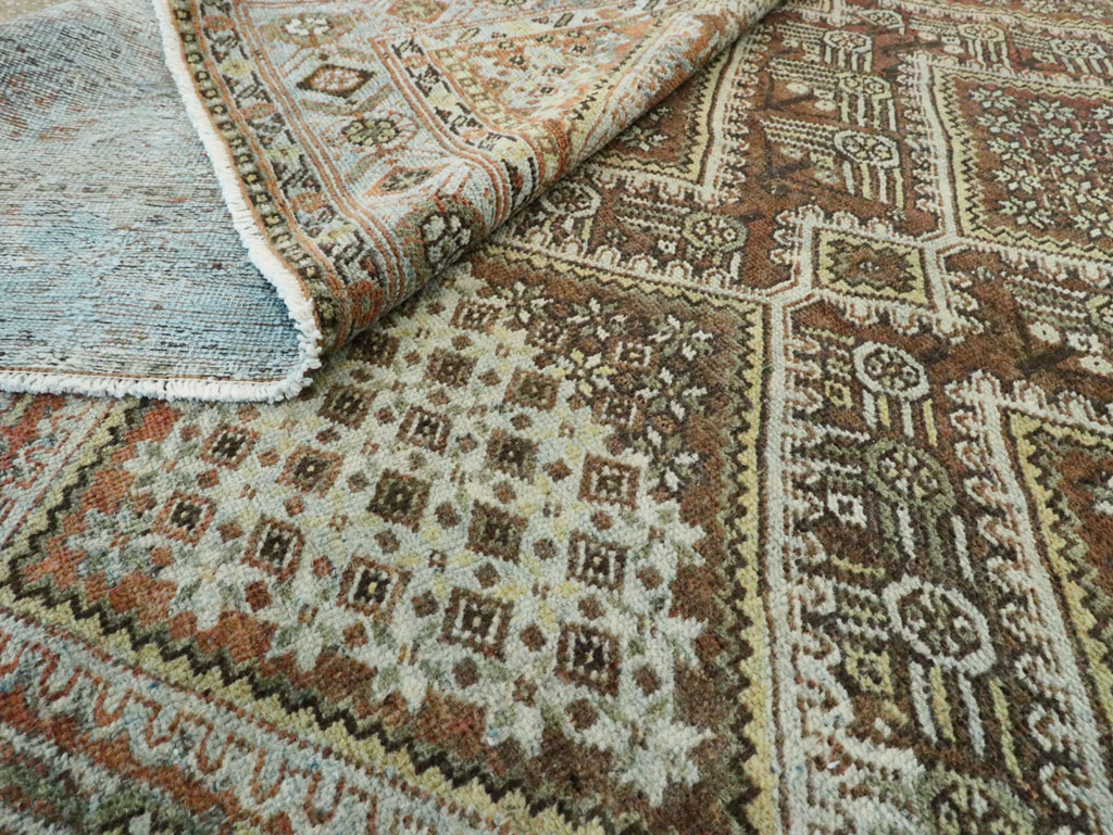 Antique Persian Afshar Small Room Size Carpet, No.28730 - Gsblank