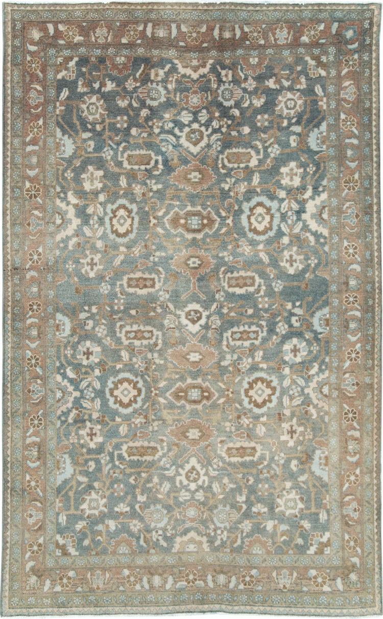 Vintage Persian Malayer Accent Rug, No.28732 - Gsblank