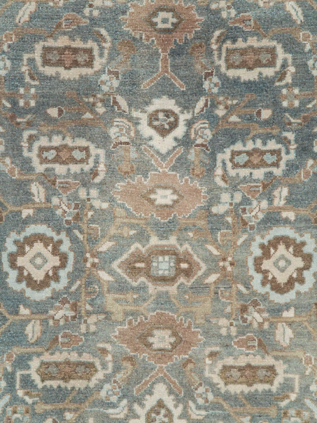 Vintage Persian Malayer Accent Rug, No.28732 - Gsblank