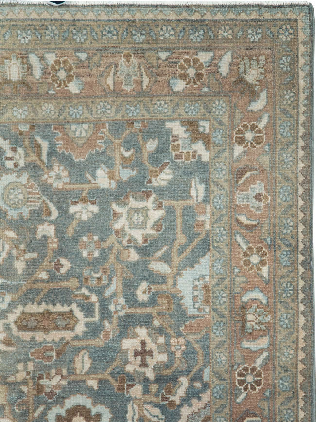 Vintage Persian Malayer Accent Rug, No.28732 - Gsblank