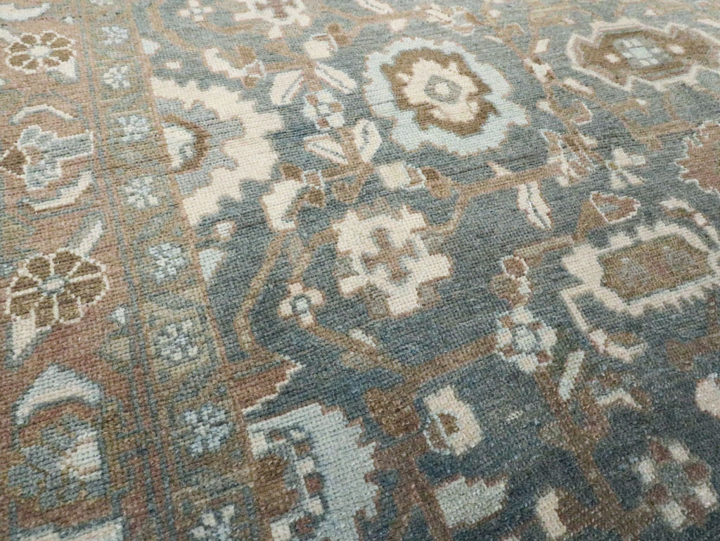 Vintage Persian Malayer Accent Rug, No.28732 - Gsblank