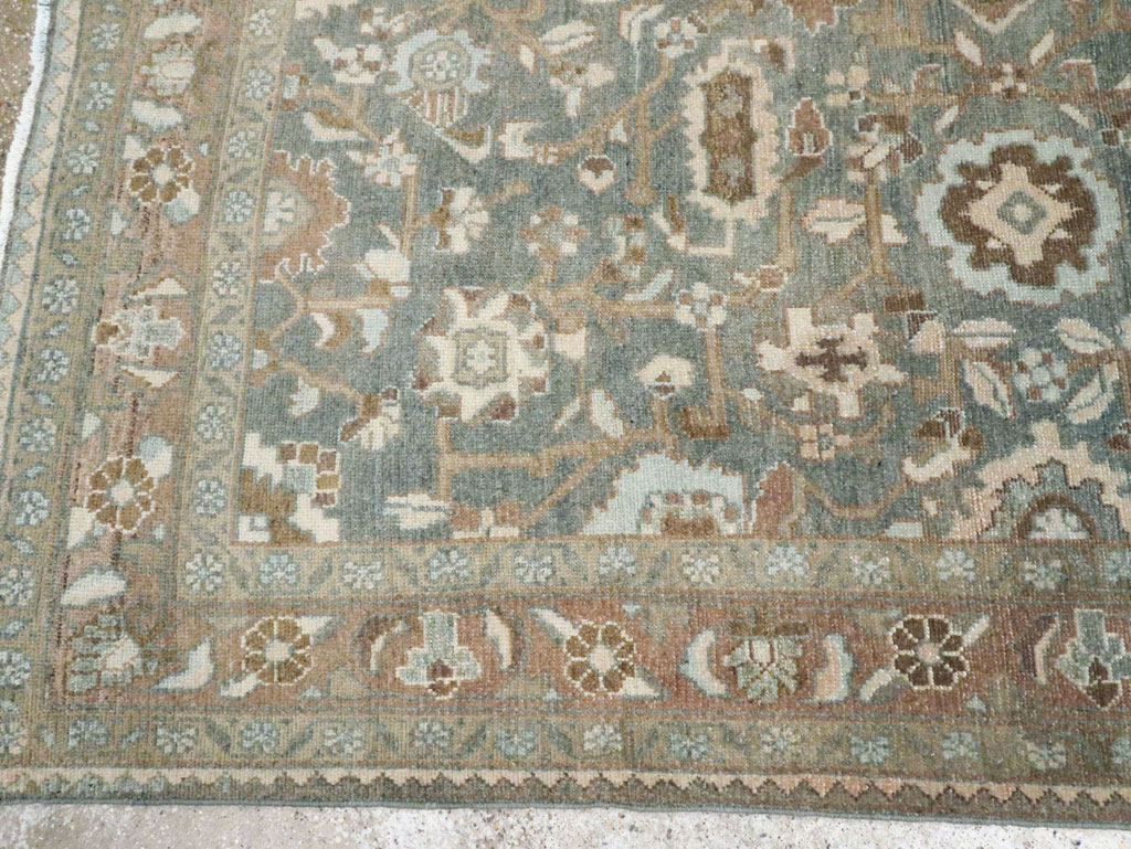 Vintage Persian Malayer Accent Rug, No.28732 - Gsblank