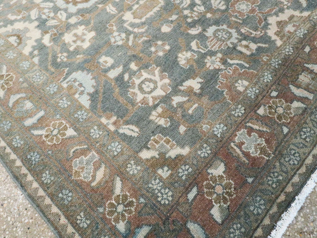Vintage Persian Malayer Accent Rug, No.28732 - Gsblank