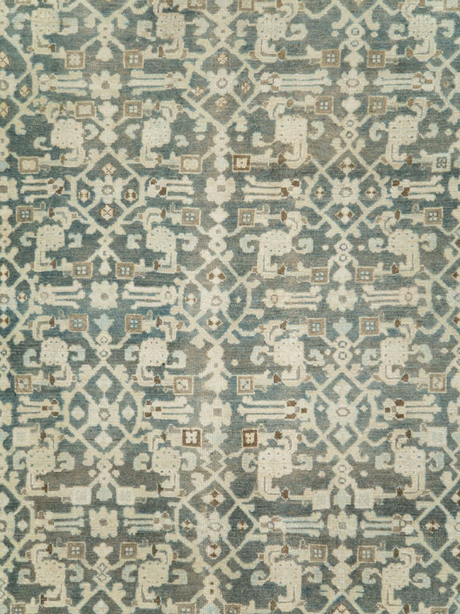 Vintage Persian Malayer Carpet, No.28736 - Gsblank