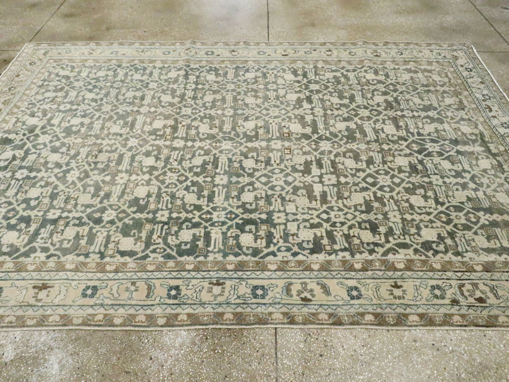 Vintage Persian Malayer Carpet, No.28736 - Gsblank