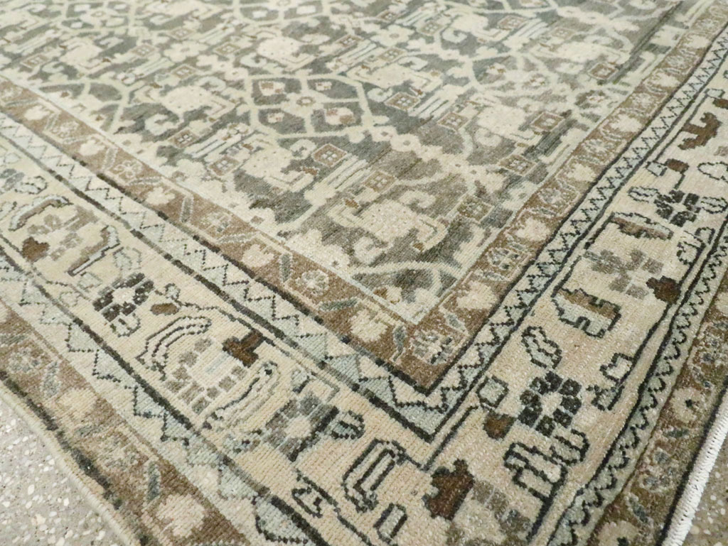 Vintage Persian Malayer Carpet, No.28736 - Gsblank
