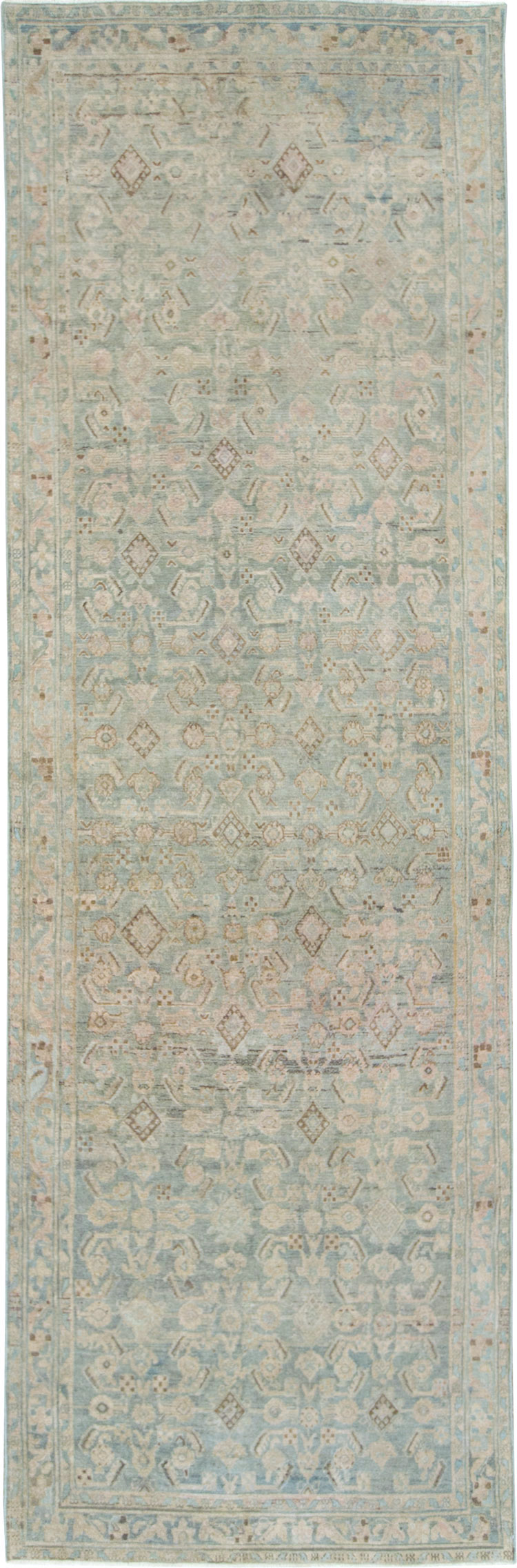 Vintage Persian Malayer Wide Gallery Runner, No.28739 - Gsblank