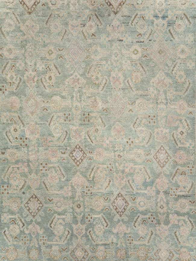 Vintage Persian Malayer Wide Gallery Runner, No.28739 - Gsblank
