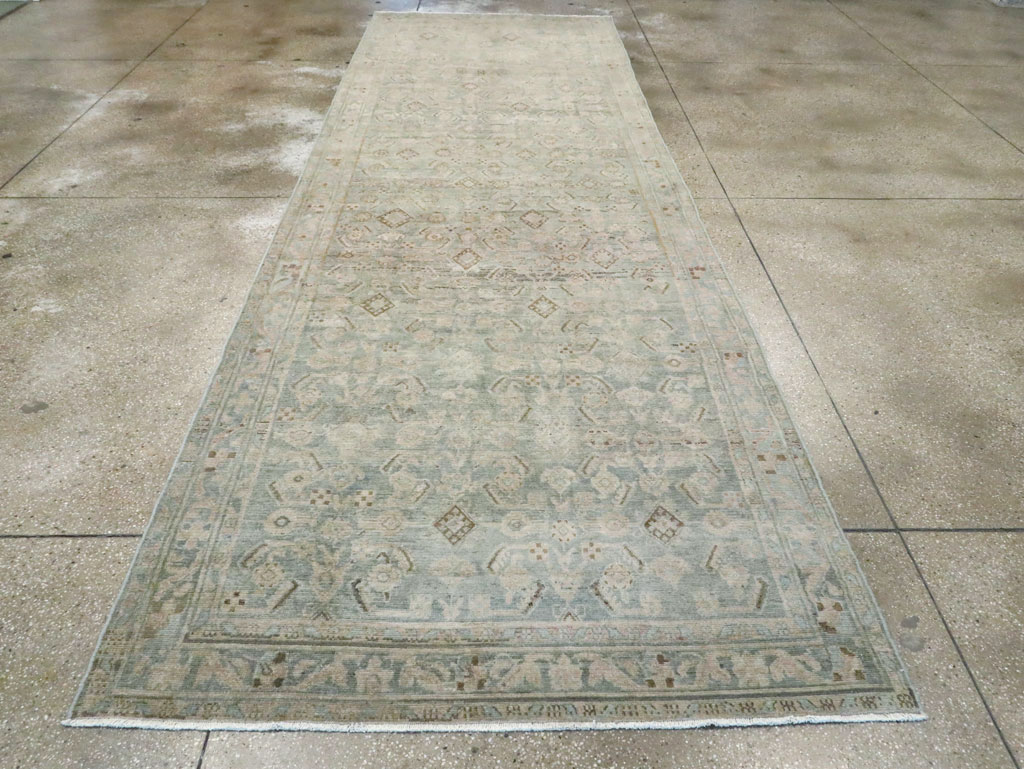 Vintage Persian Malayer Wide Gallery Runner, No.28739 - Gsblank