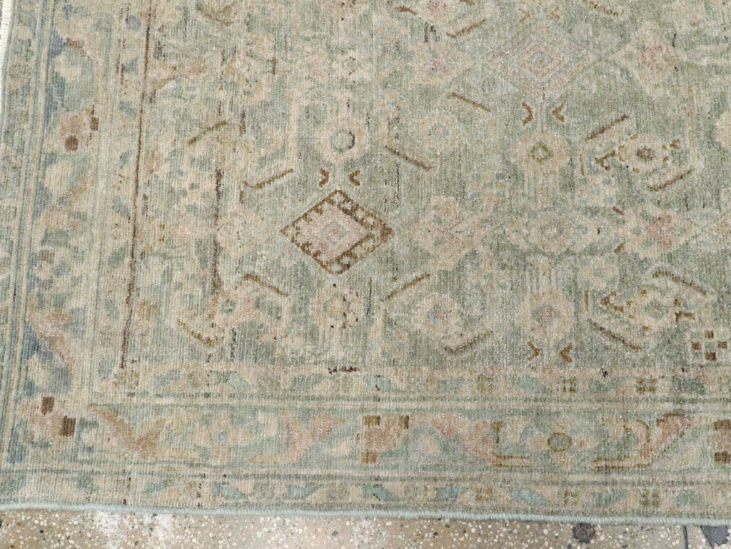 Vintage Persian Malayer Wide Gallery Runner, No.28739 - Gsblank