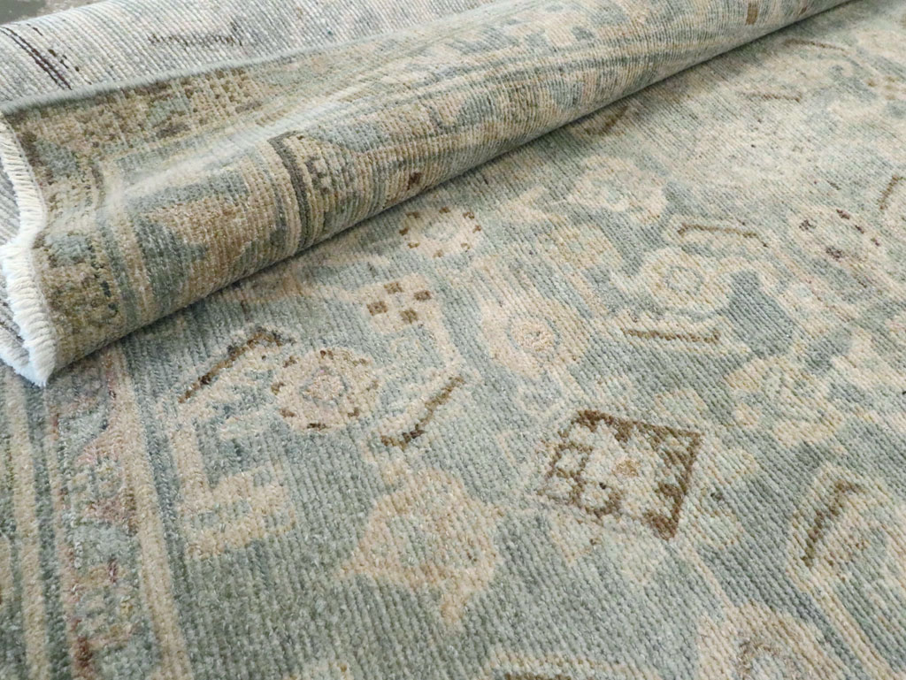 Vintage Persian Malayer Wide Gallery Runner, No.28739 - Gsblank