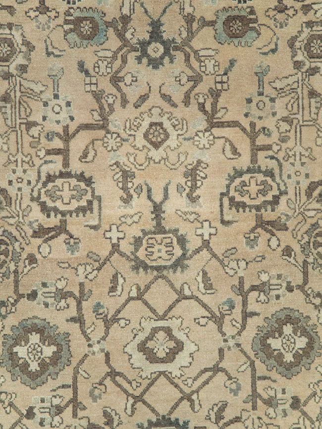 Vintage Persian Malayer Gallery Carpet, No.28740 - Gsblank