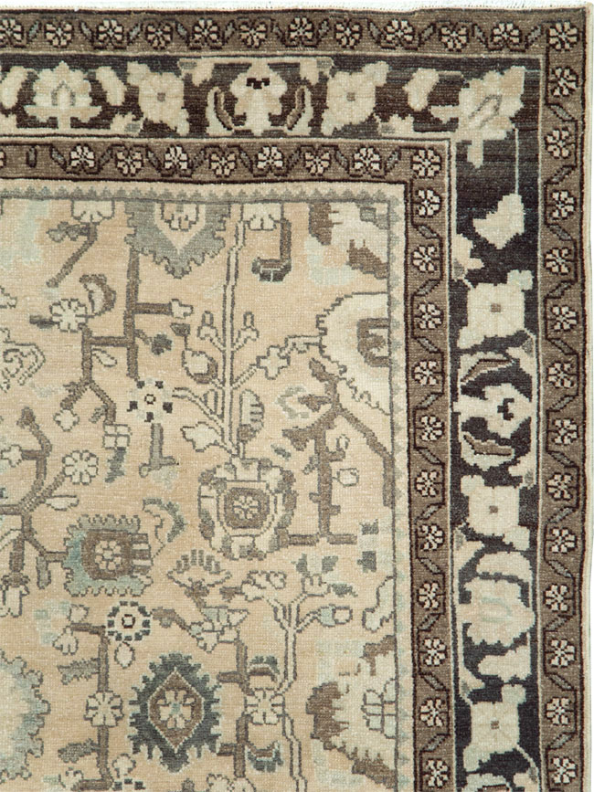 Vintage Persian Malayer Gallery Carpet, No.28740 - Gsblank