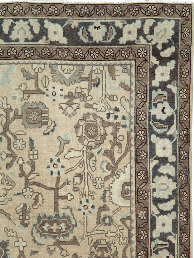 Vintage Persian Malayer Gallery Carpet, No.28740 - Gsblank