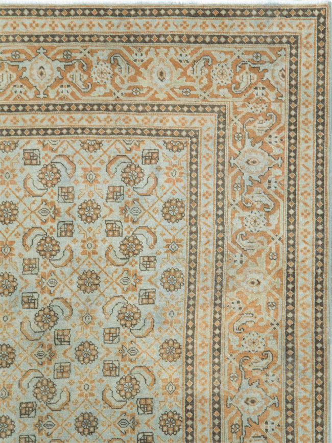 Vintage Persian Tabriz Carpet (Pair: 1 of 2), No.28741 - Gsblank