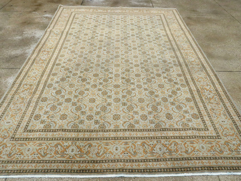 Vintage Persian Tabriz Carpet (Pair: 1 of 2), No.28741 - Gsblank