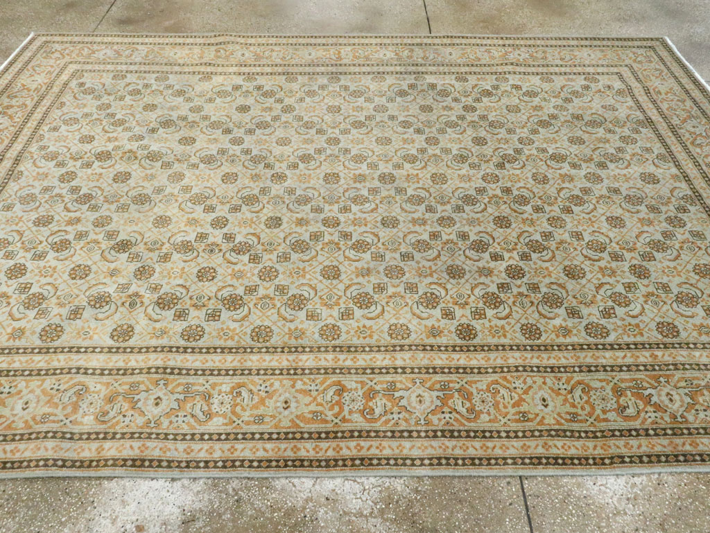 Vintage Persian Tabriz Carpet (Pair: 1 of 2), No.28741 - Gsblank