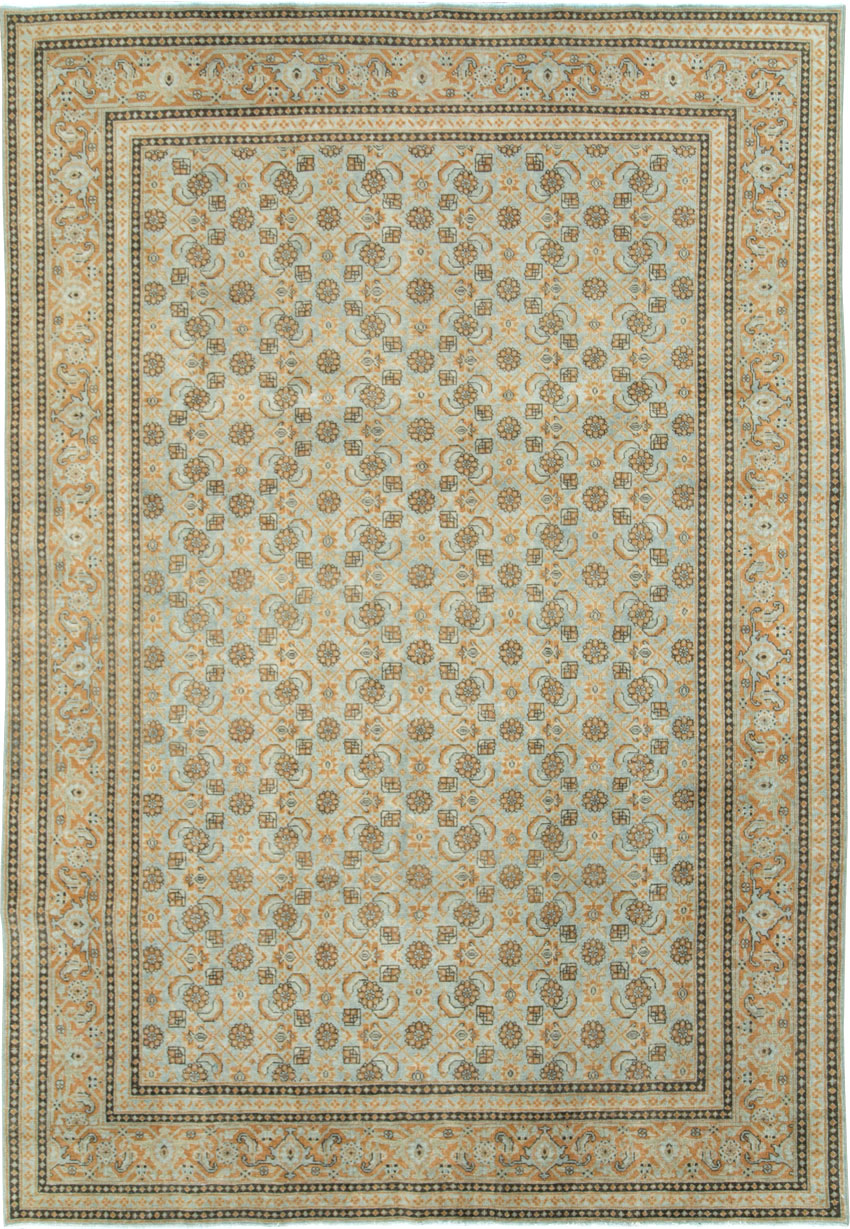 Vintage Persian Tabriz Carpet , No.28742 - Gsblank