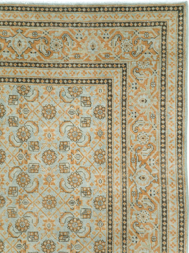 Vintage Persian Tabriz Carpet (Pair: 2 of 2), No.28742 - Gsblank
