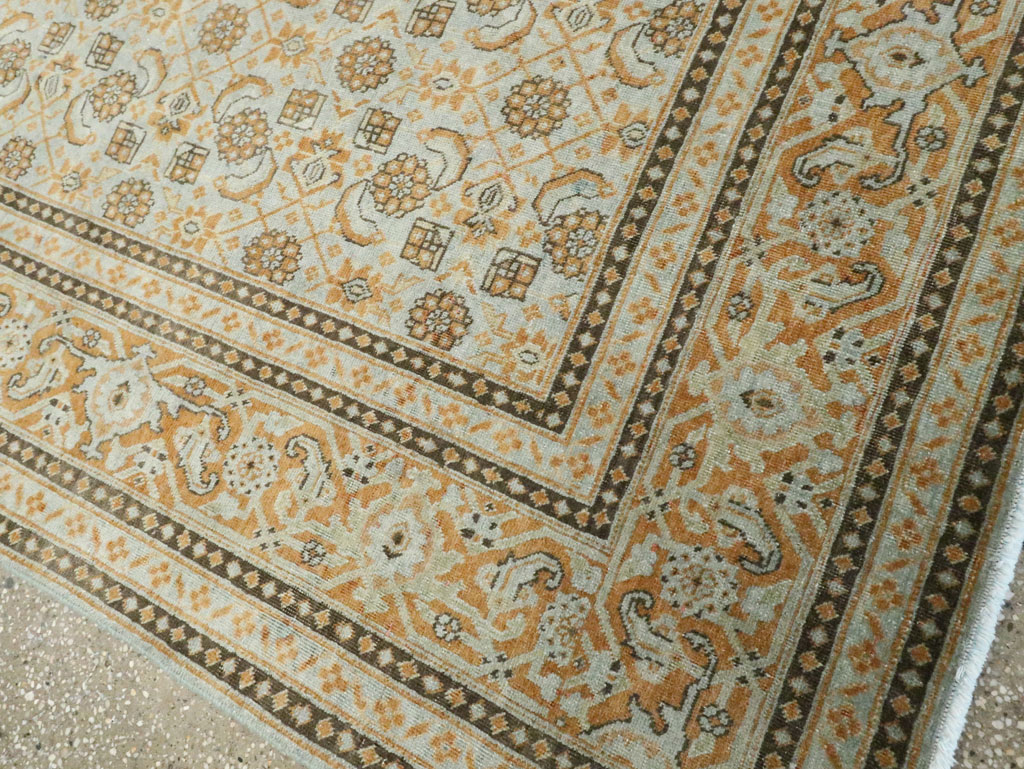 Vintage Persian Tabriz Carpet (Pair: 2 of 2), No.28742 - Gsblank