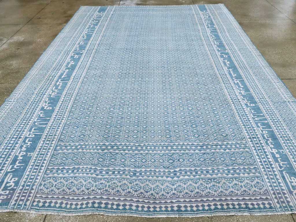 Vintage Persian Flatweave Room Size Carpet, No.28744 - Gsblank